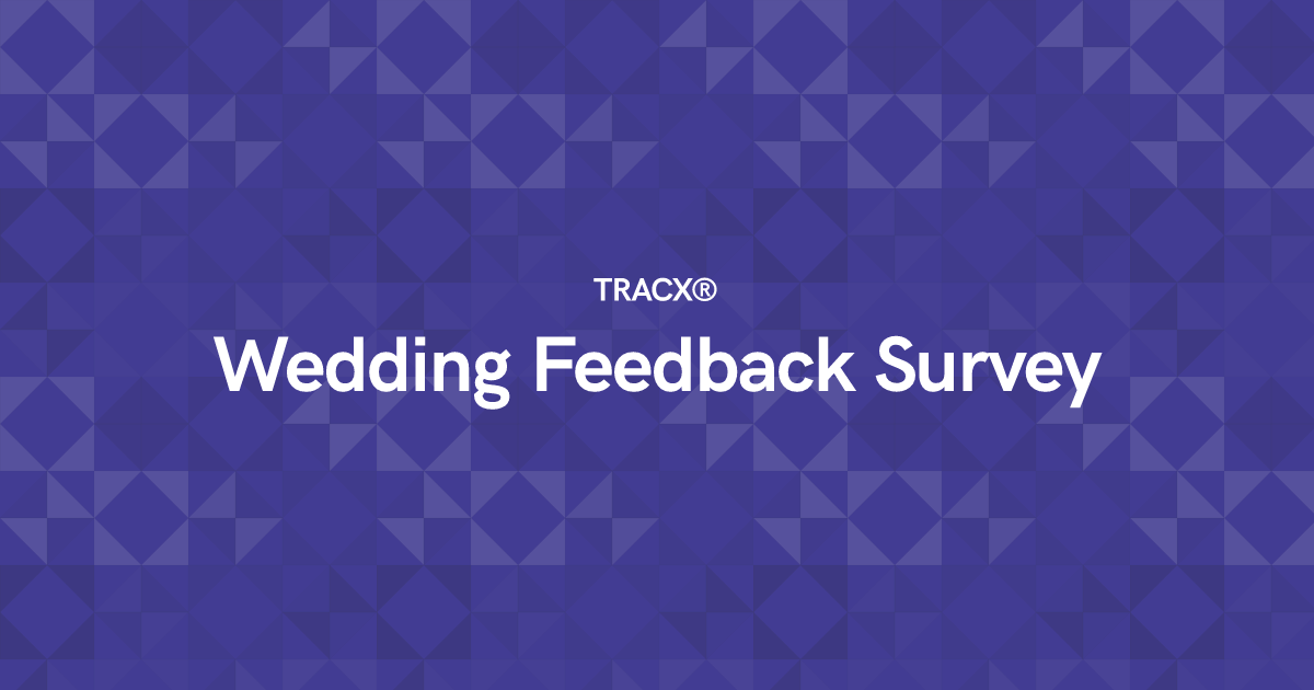 Wedding Feedback Survey