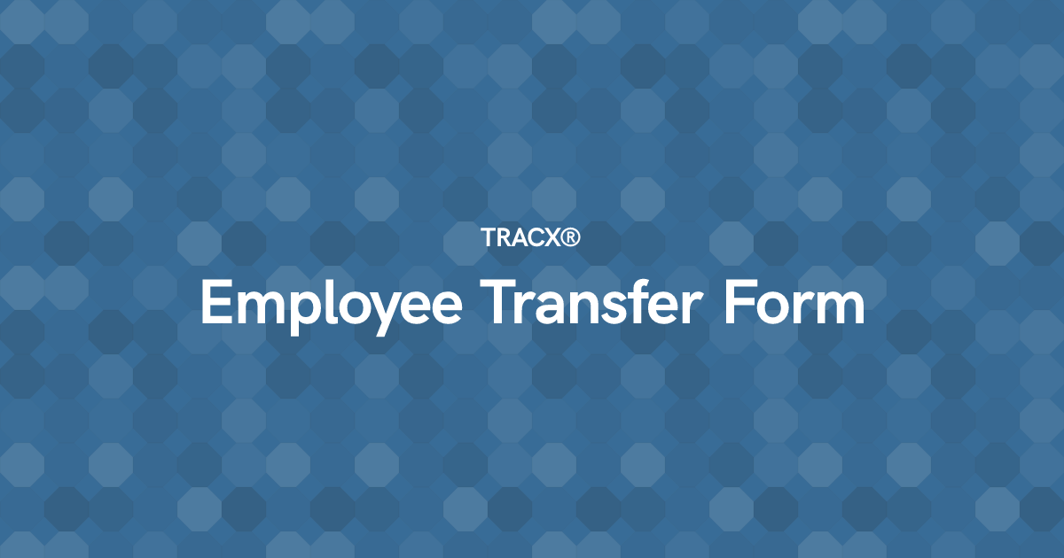 Employee Transfer Form