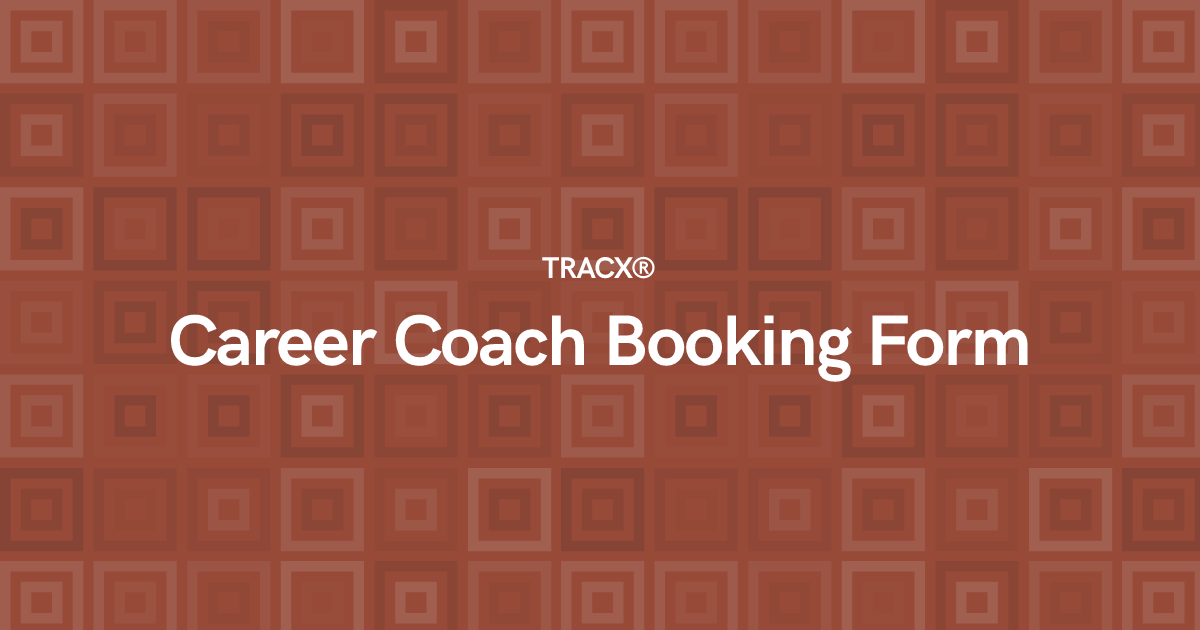 Career Coach Booking Form