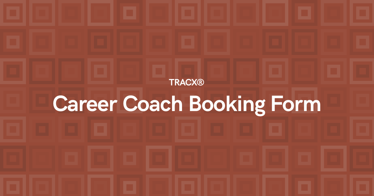 Career Coach Booking Form