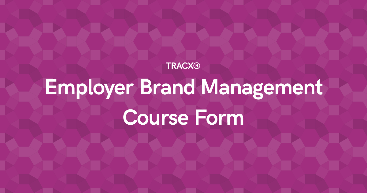 Employer Brand Management Course Form