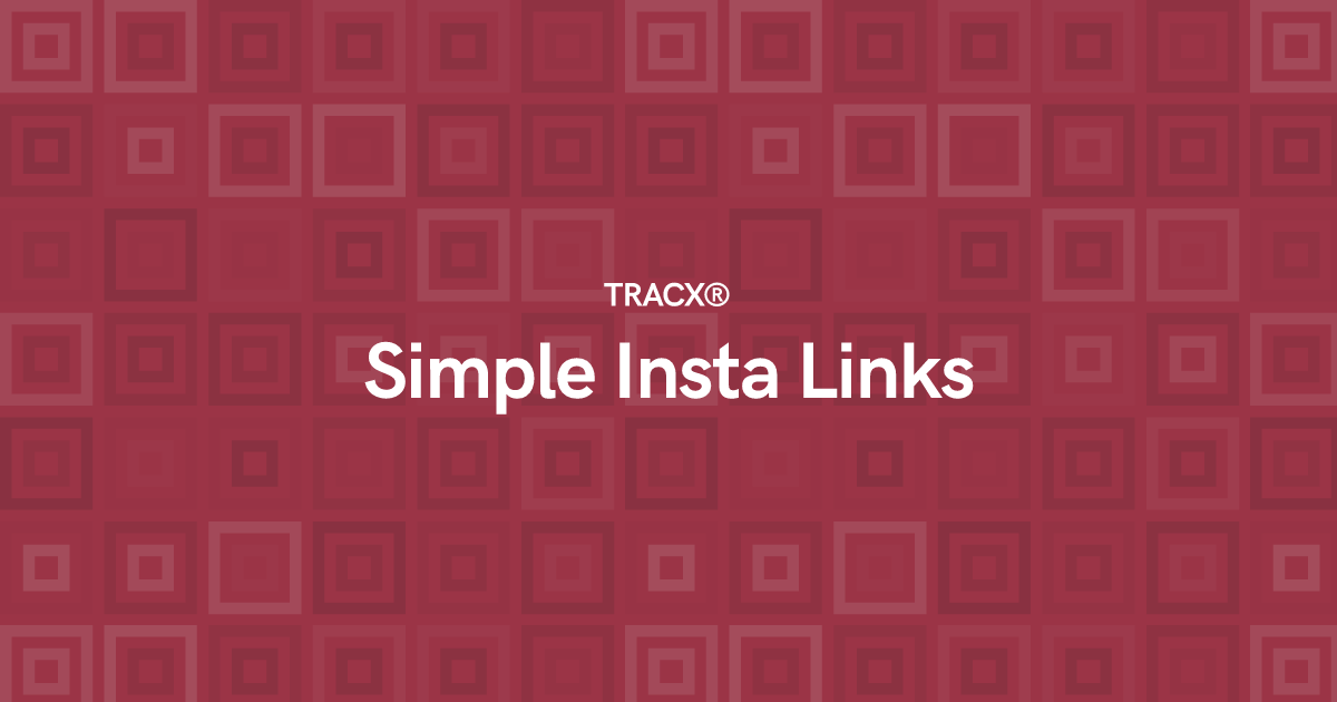 Simple Insta Links