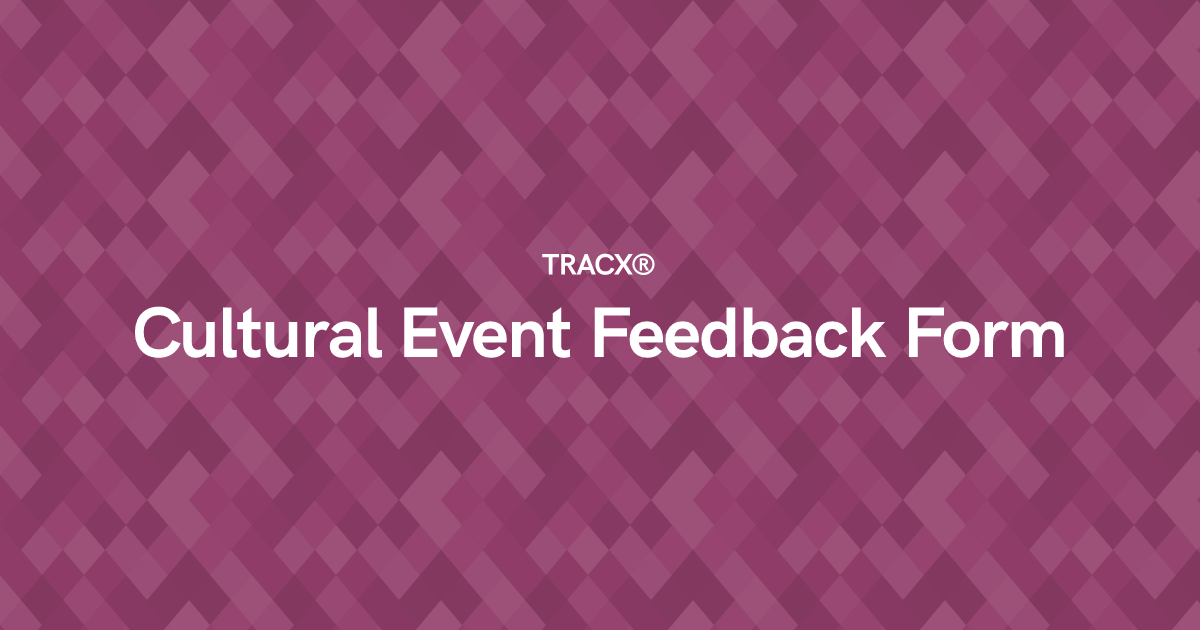 Cultural Event Feedback Form