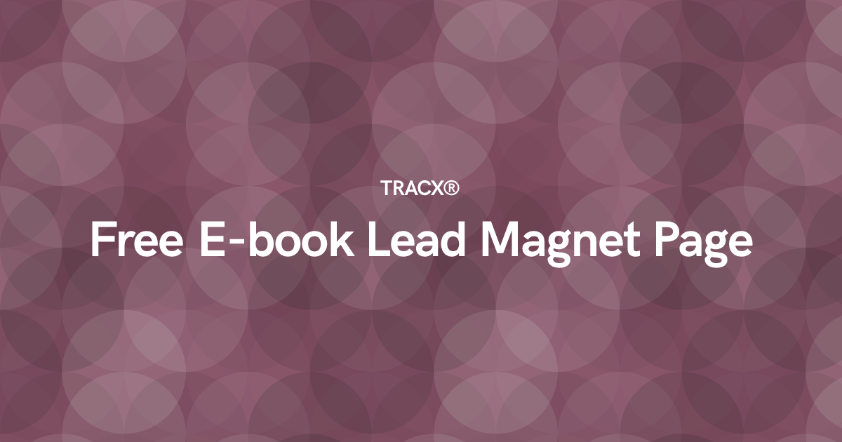 Free E-book Lead Magnet Page