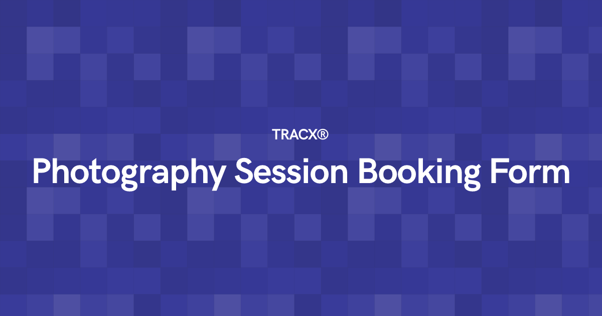 Photography Session Booking Form