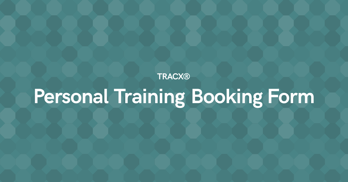 Personal Training Booking Form