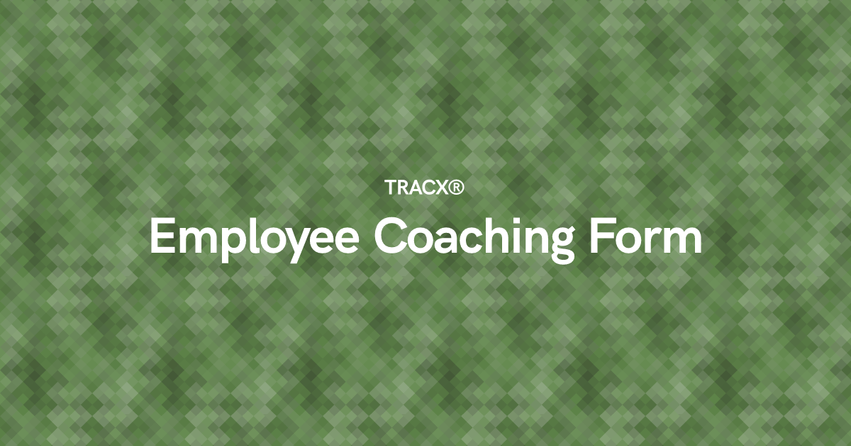 Employee Coaching Form