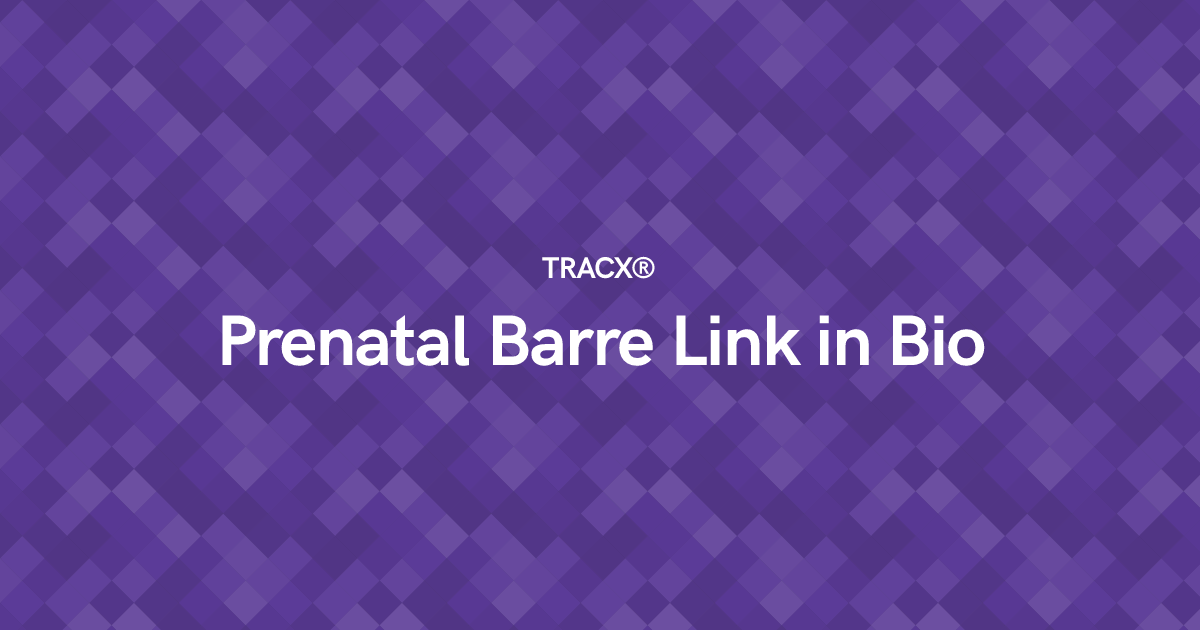 Prenatal Barre Link in Bio