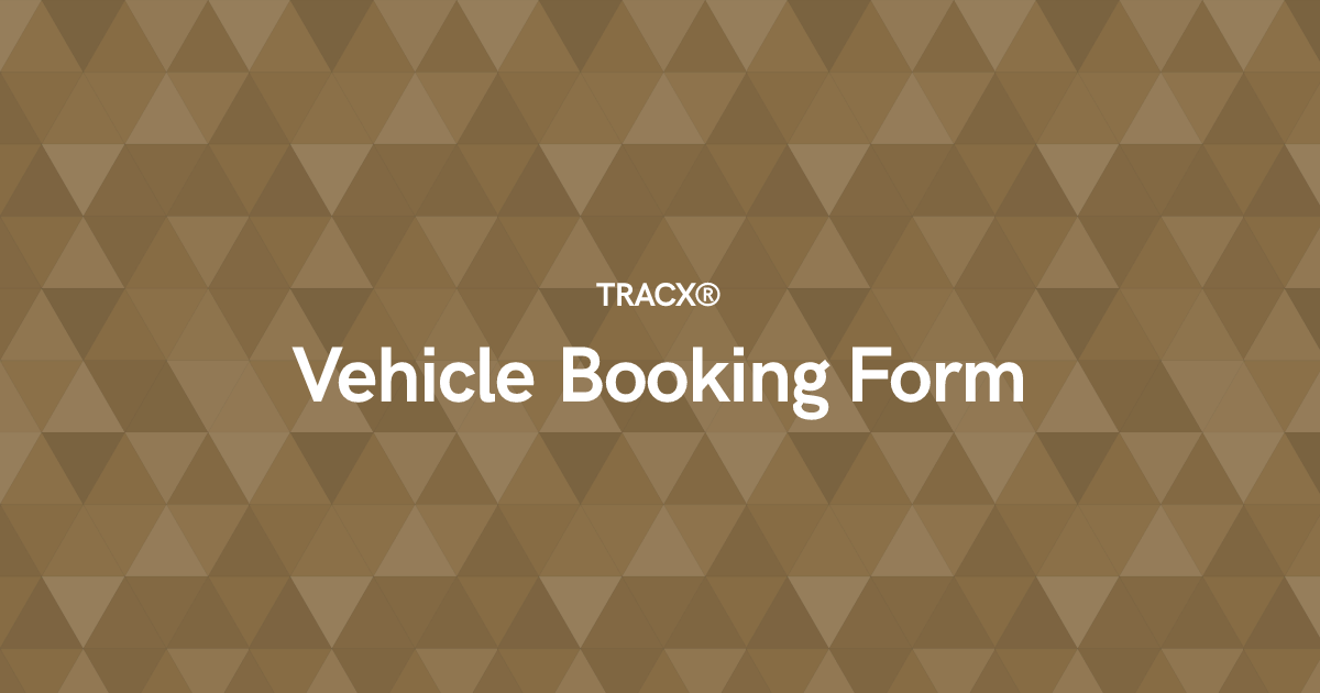 Vehicle Booking Form