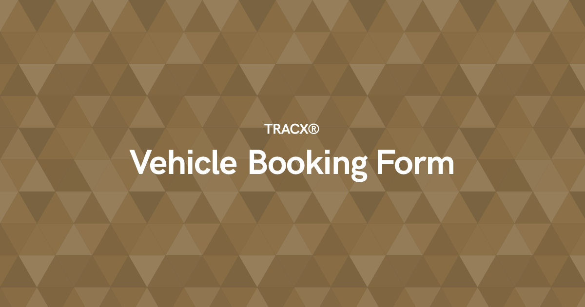 Vehicle Booking Form