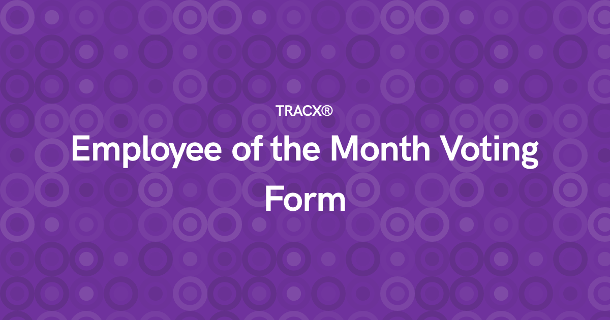 Employee of the Month Voting Form