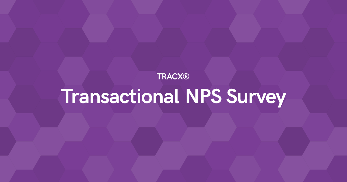 Transactional NPS Survey