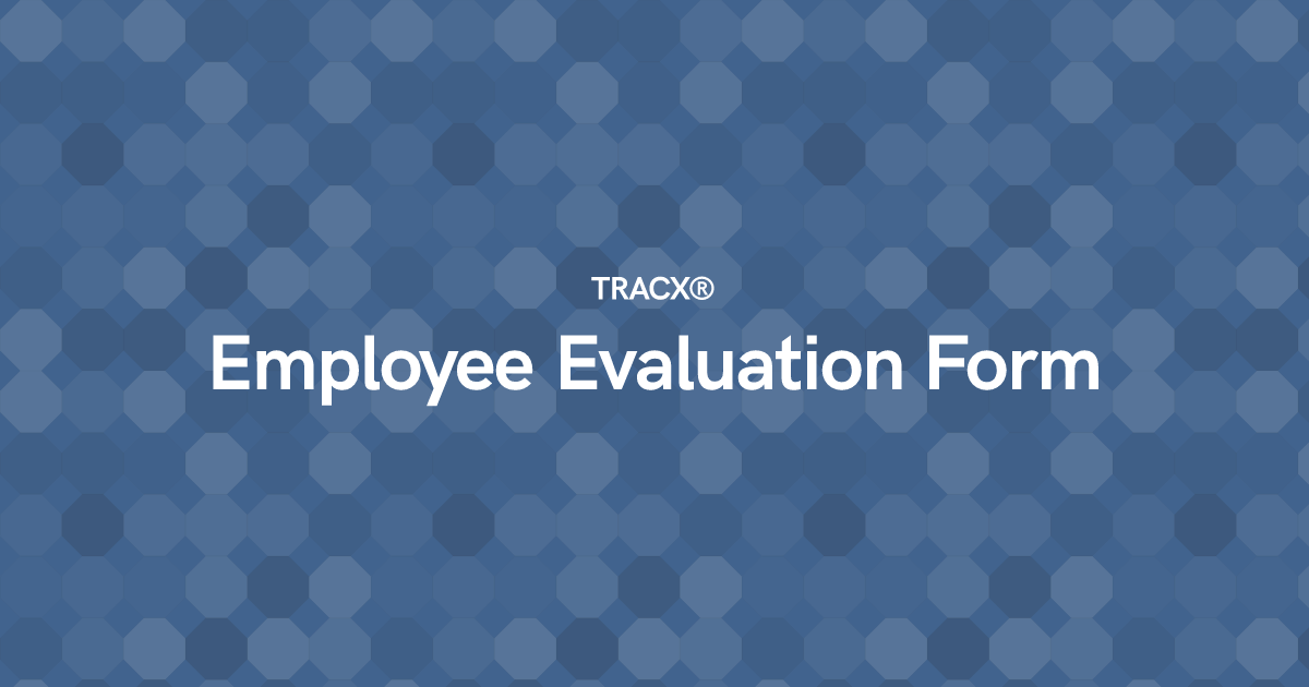 Employee Evaluation Form