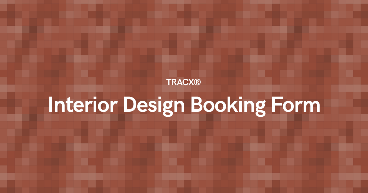 Interior Design Booking Form