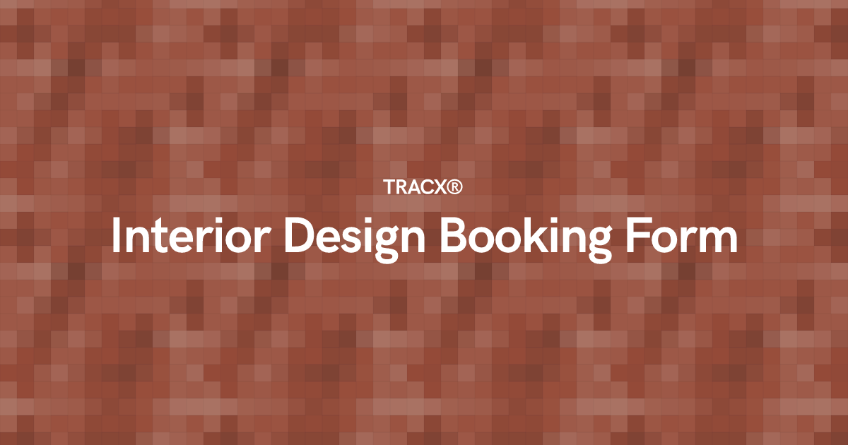 Interior Design Booking Form