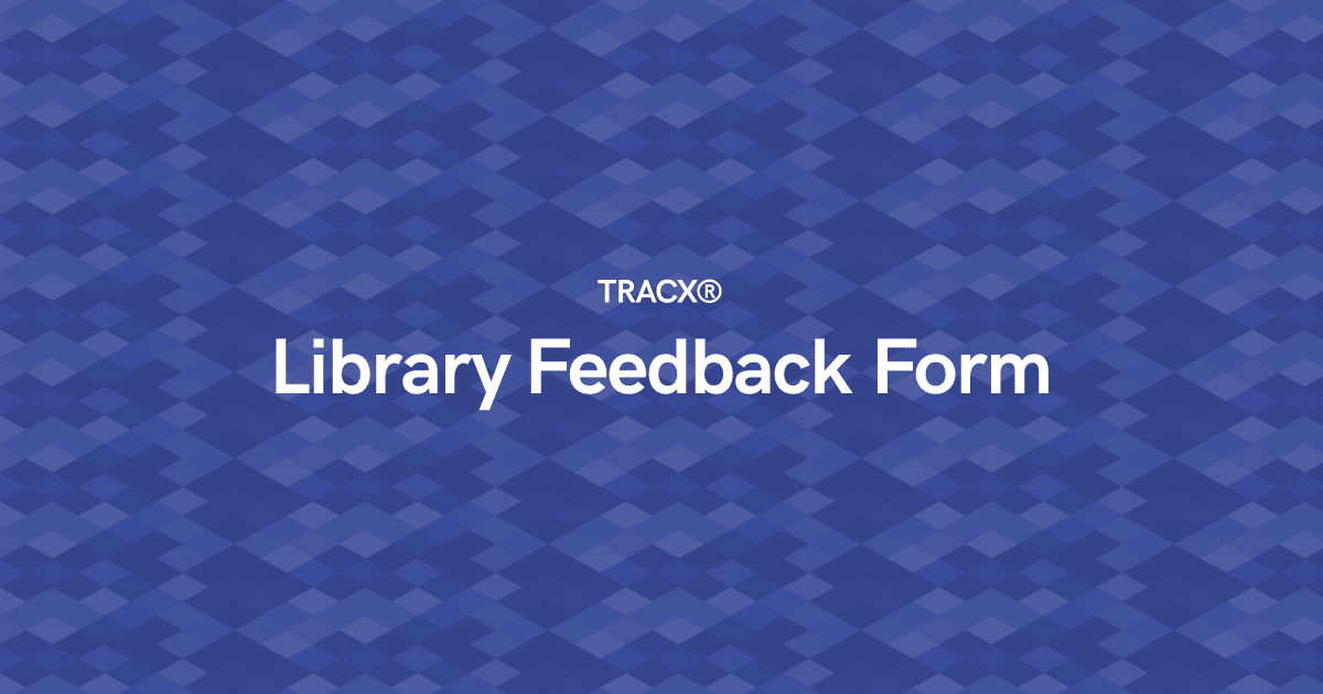 Library Feedback Form