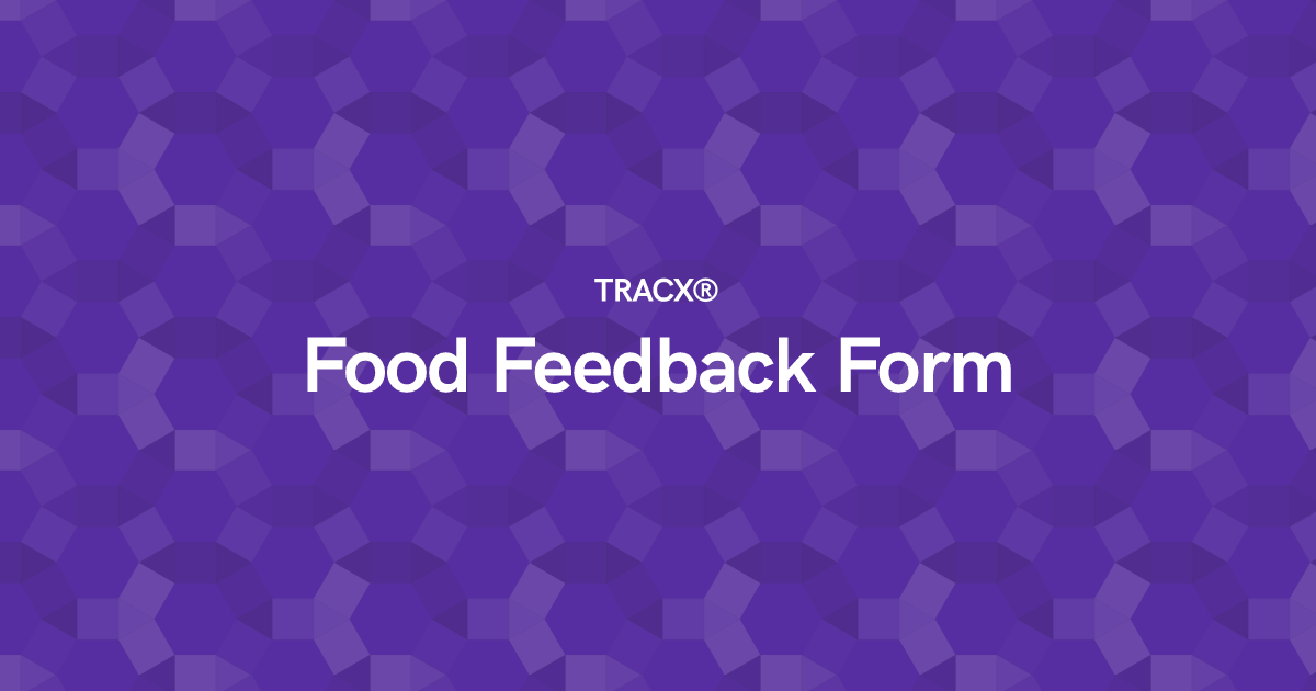 Food Feedback Form