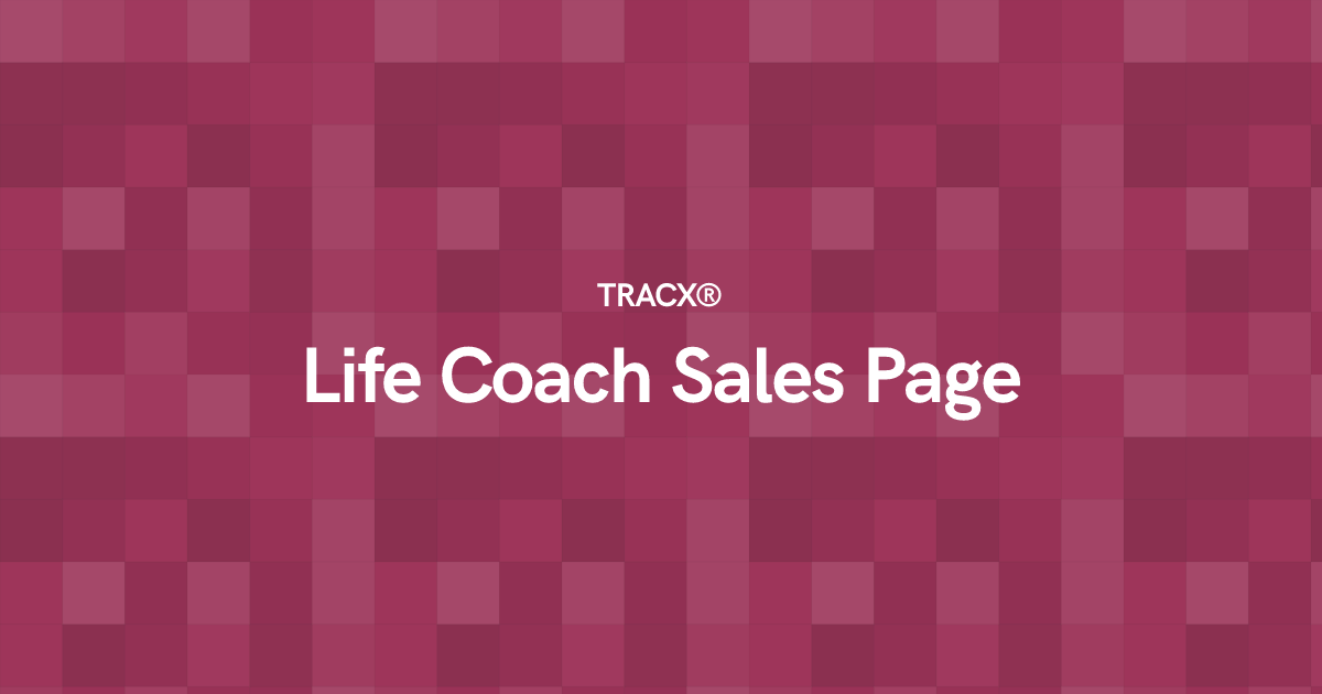 Life Coach Sales Page