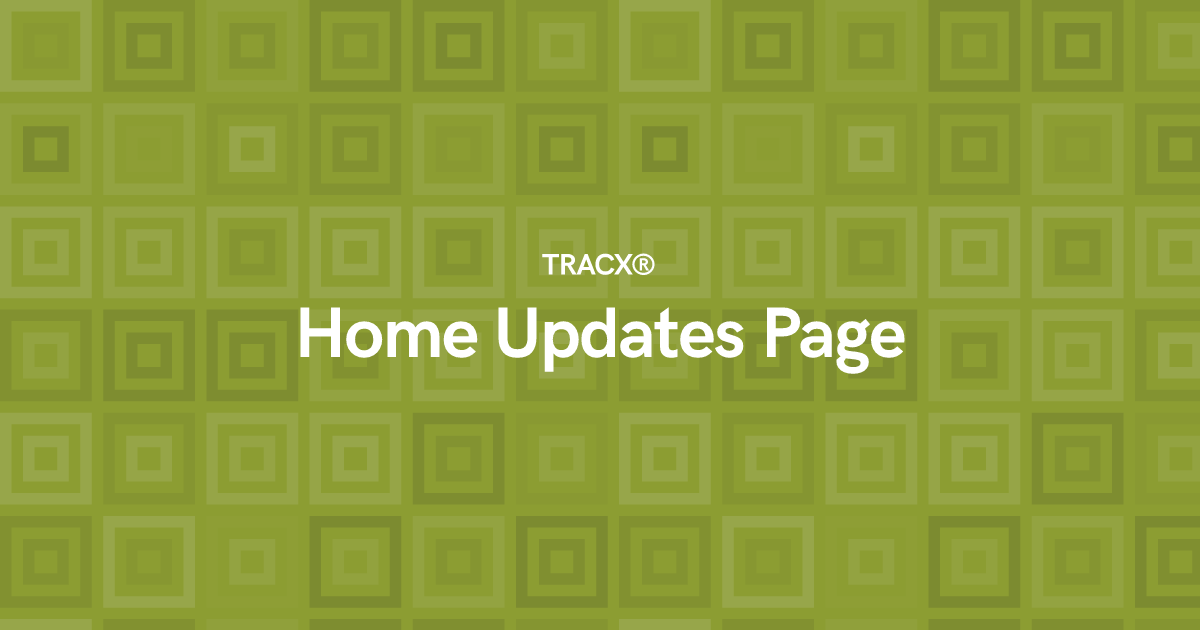 Home Updates Page