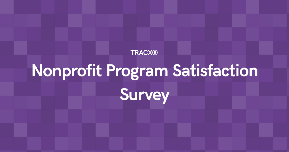 Nonprofit Program Satisfaction Survey