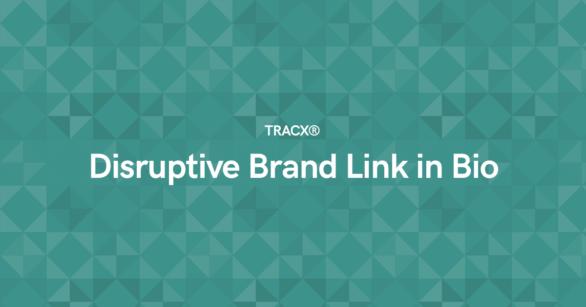 Disruptive Brand Link in Bio