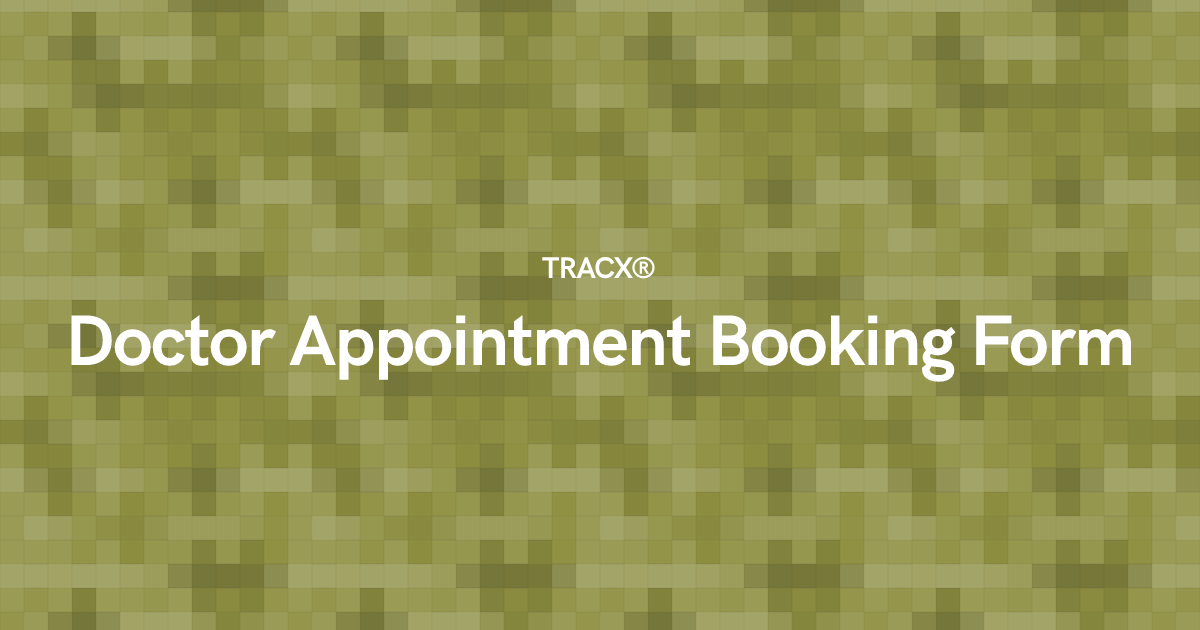 Doctor Appointment Booking Form