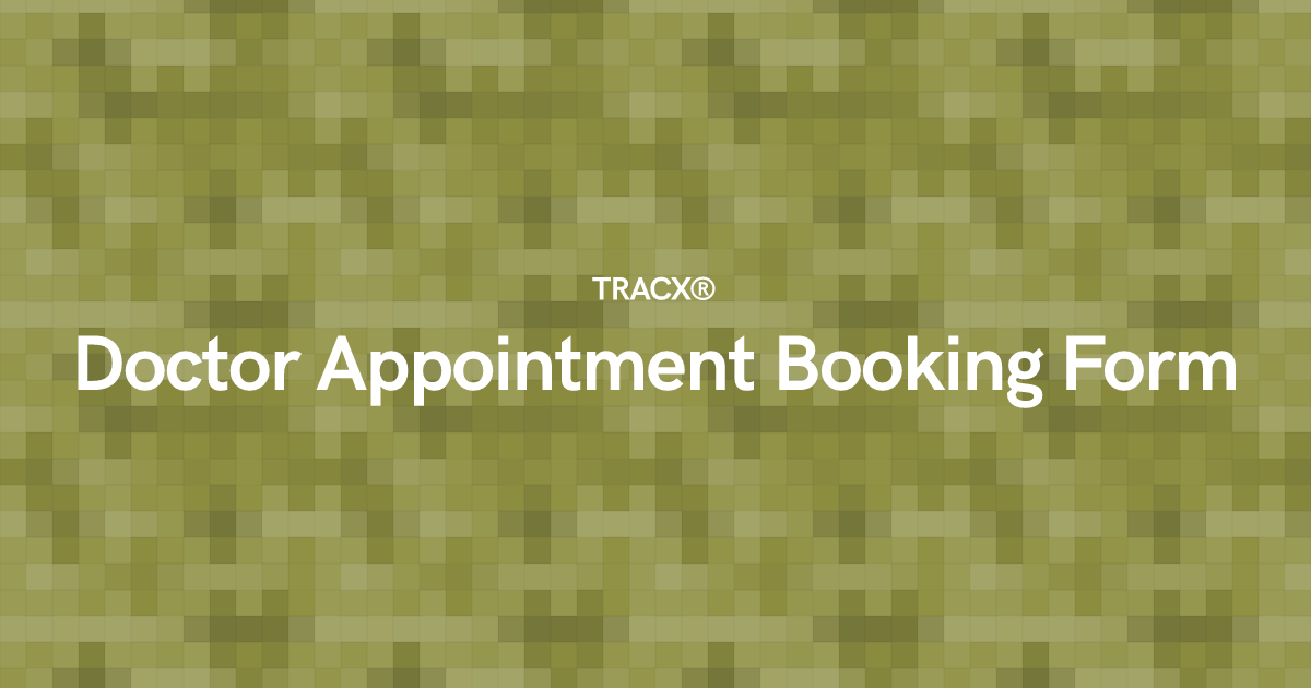 Doctor Appointment Booking Form