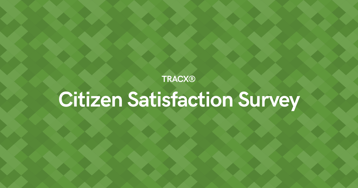 Citizen Satisfaction Survey