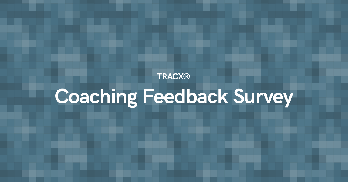 Coaching Feedback Survey