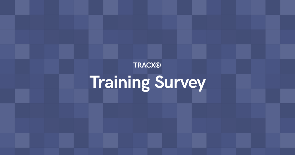 Training Survey