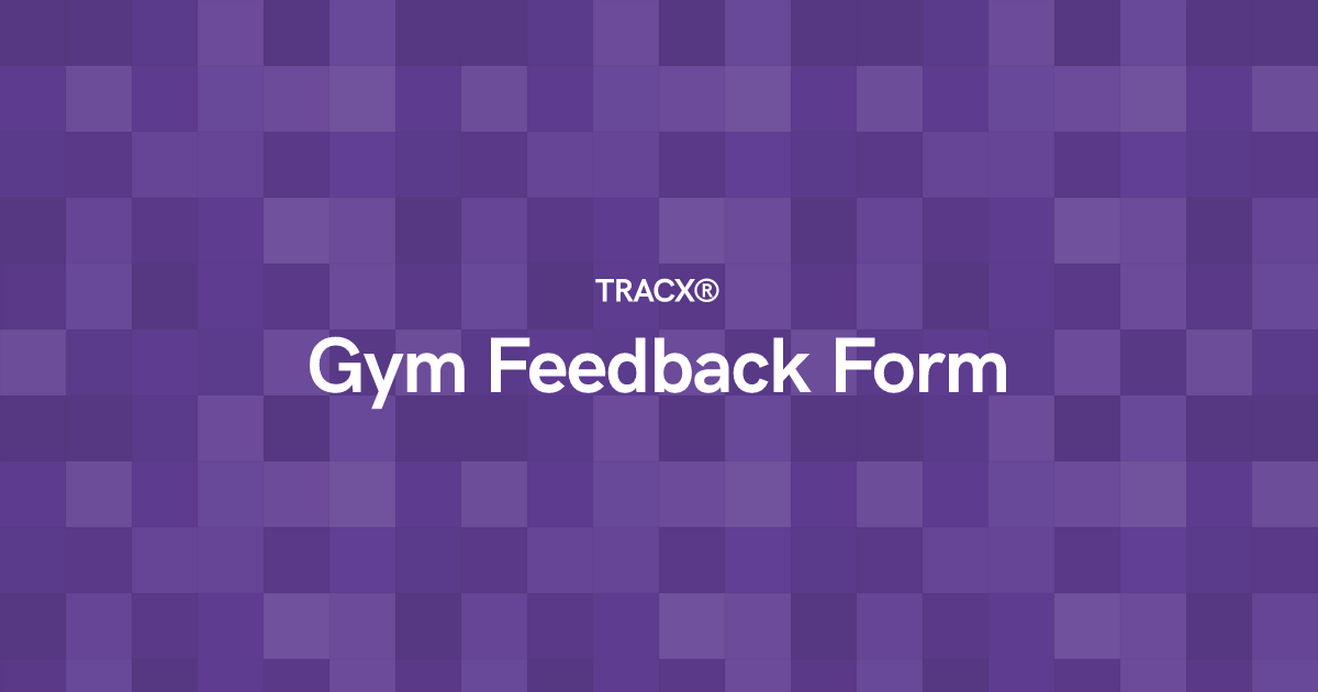 Gym Feedback Form